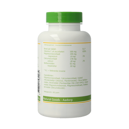 Elvitum  Gebufferde vitamine C 500mg 180.00 Tabletten
