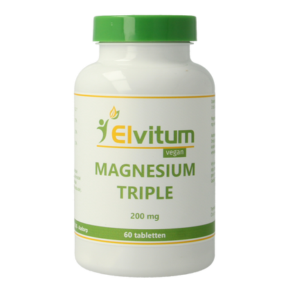Elvitum  Magnesium triple 200mg 60 Tabletten