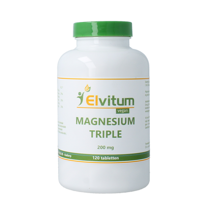 Elvitum  Magnesium triple 200mg 120 Tabletten