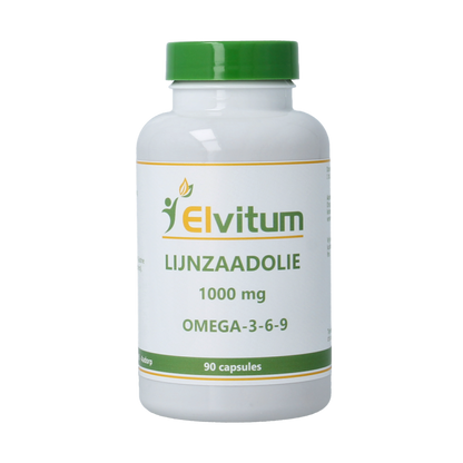 Elvitum  Lijnzaadolie omega 3-6-9 90 Capsules