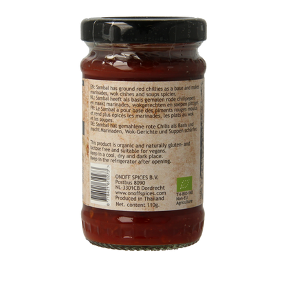 Onoff Sambal oelek bio 110 Gram