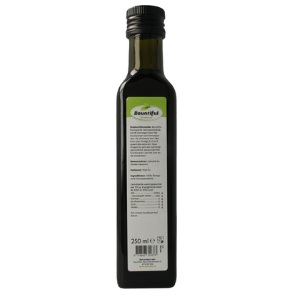 Bountiful Hennepzaadolie omega 3-6-9 bio 250.00 Milliliter