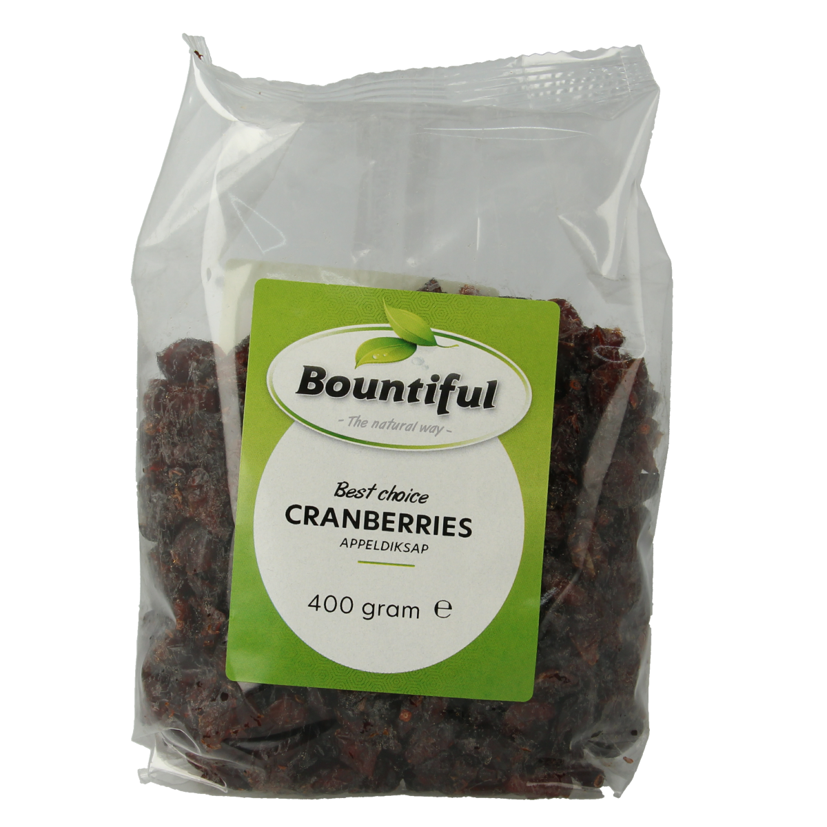 Bountiful Cranberries appeldiksap 400.00 Gram