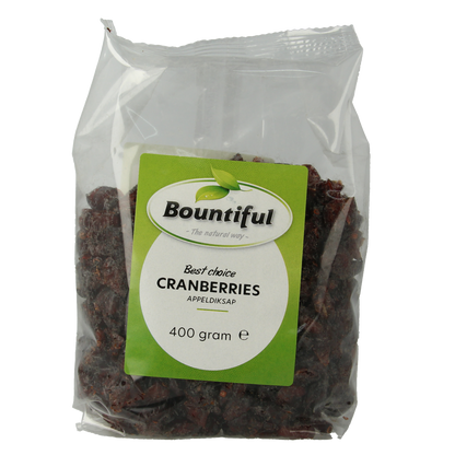 Bountiful Cranberries appeldiksap 400.00 Gram