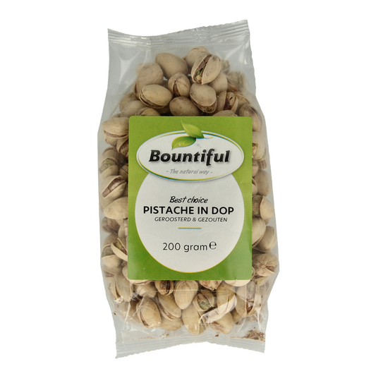 Bountiful Pistache in dop geroosterd en gezouten 200.00 Gram