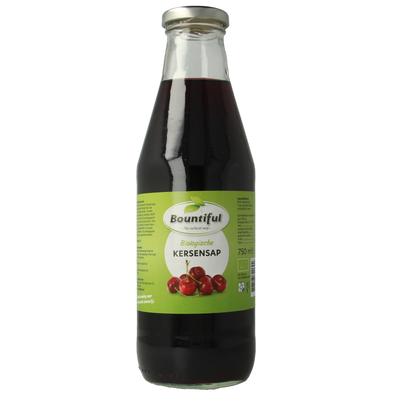 Bountiful Kersensap bio 750 Milliliter