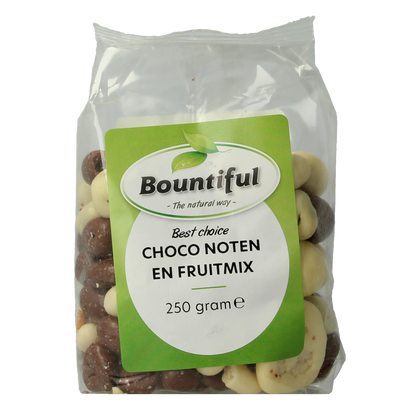 Bountiful Choco noten fruitmix 250.00 Gram