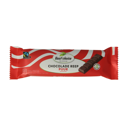 Bountiful Chocolade reep puur zonder toegevoegde suiker 50.00 Gram