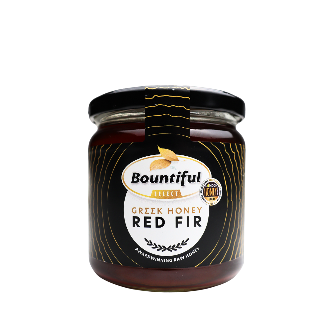 Bountiful select Griekse rauwe honing red fir/rode spar 500.00 Gram