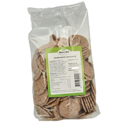 Bountiful Sesame pepper cracker 200 Gram
