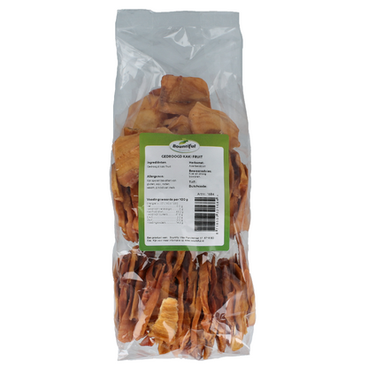 Bountiful Kaki fruit gedroogd zonder suiker 500 Gram
