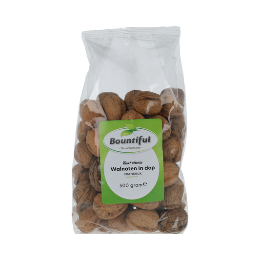 Bountiful Best Choice Walnoten in dop 500.00 Gram