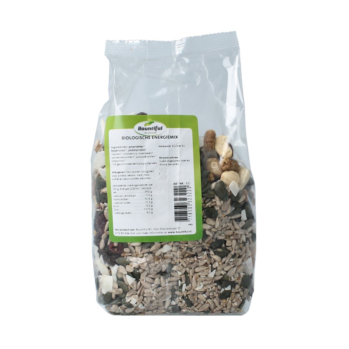 Bountiful Energiemix bio 500.00 Gram