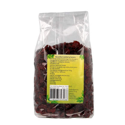 Bountiful Cranberry bessen 500.00 Gram