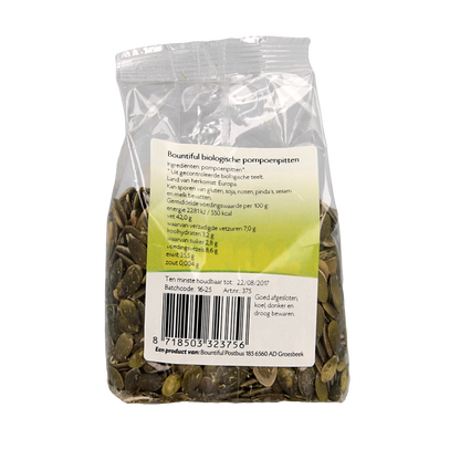Bountiful Pompoenpitten bio 200 Gram
