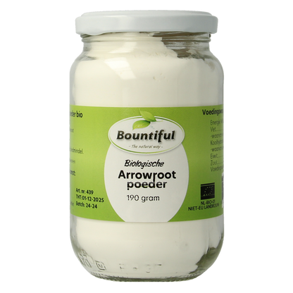 Bountiful Arrowroot poeder bio 190.00 Gram