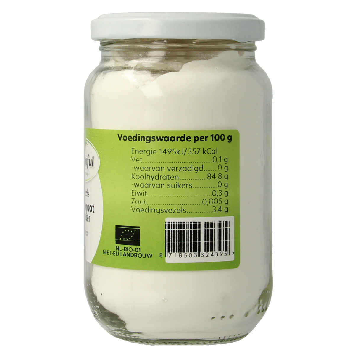 Bountiful Arrowroot poeder bio 190.00 Gram