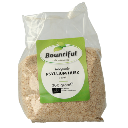 Bountiful Psyllium husk vezel/vlozaad bio 200 Gram