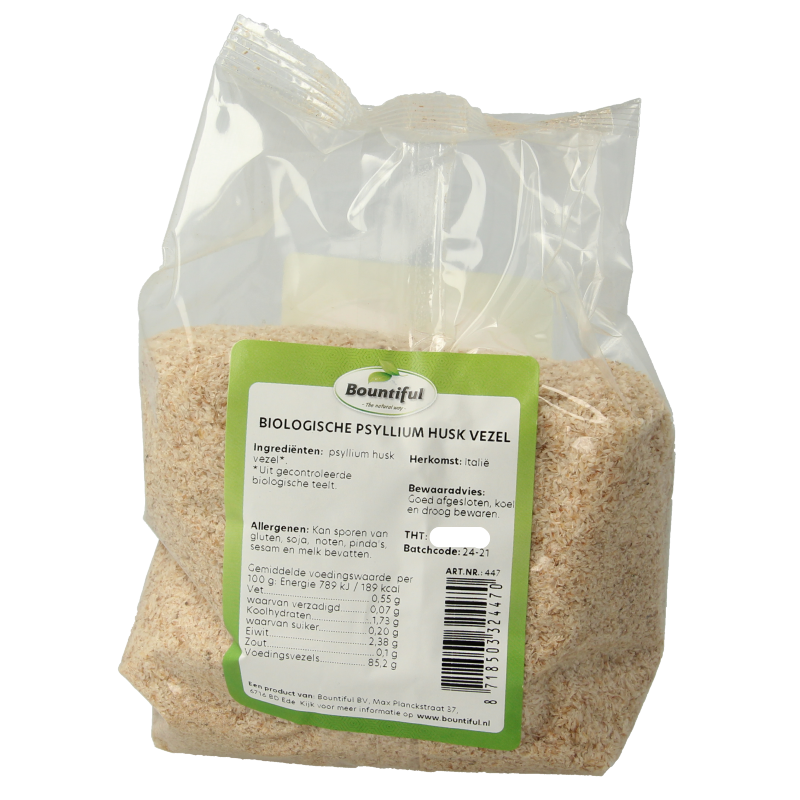 Bountiful Psyllium husk vezel/vlozaad bio 200 Gram
