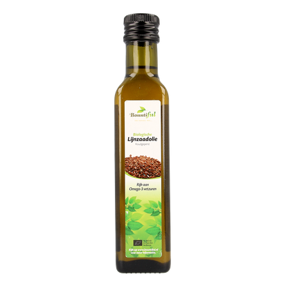 Bountiful Lijnzaadolie bio 250.00 Milliliter