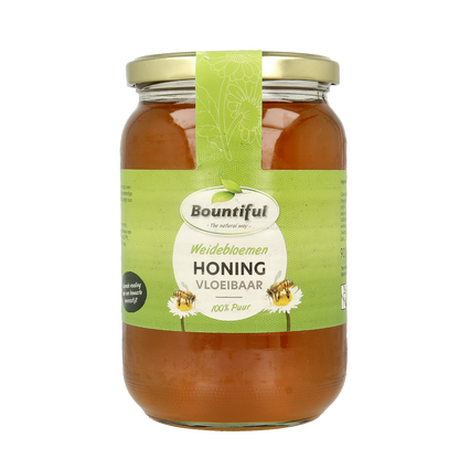Bountiful Weidebloemen honing vloeibaar 900.00 Gram