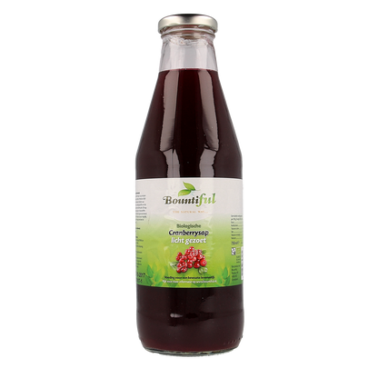 Bountiful Cranberrysap gezoet bio 750.00 Milliliter