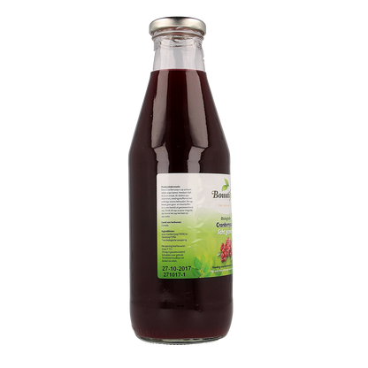 Bountiful Cranberrysap gezoet bio 750.00 Milliliter