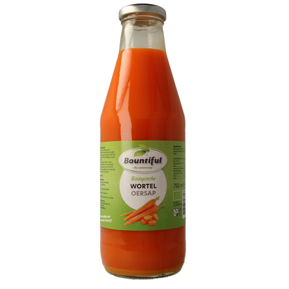 Bountiful Wortel oersap bio 750.00 Milliliter