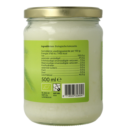 Bountiful Kokosolie extra virgin bio 500.00 Milliliter