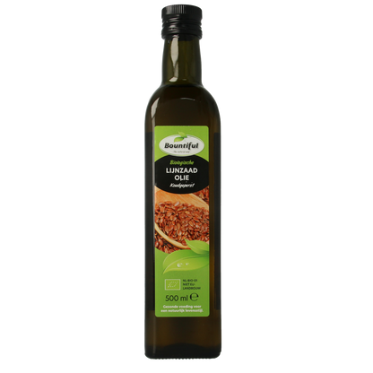 Bountiful Lijnzaadolie bio 500.00 Milliliter