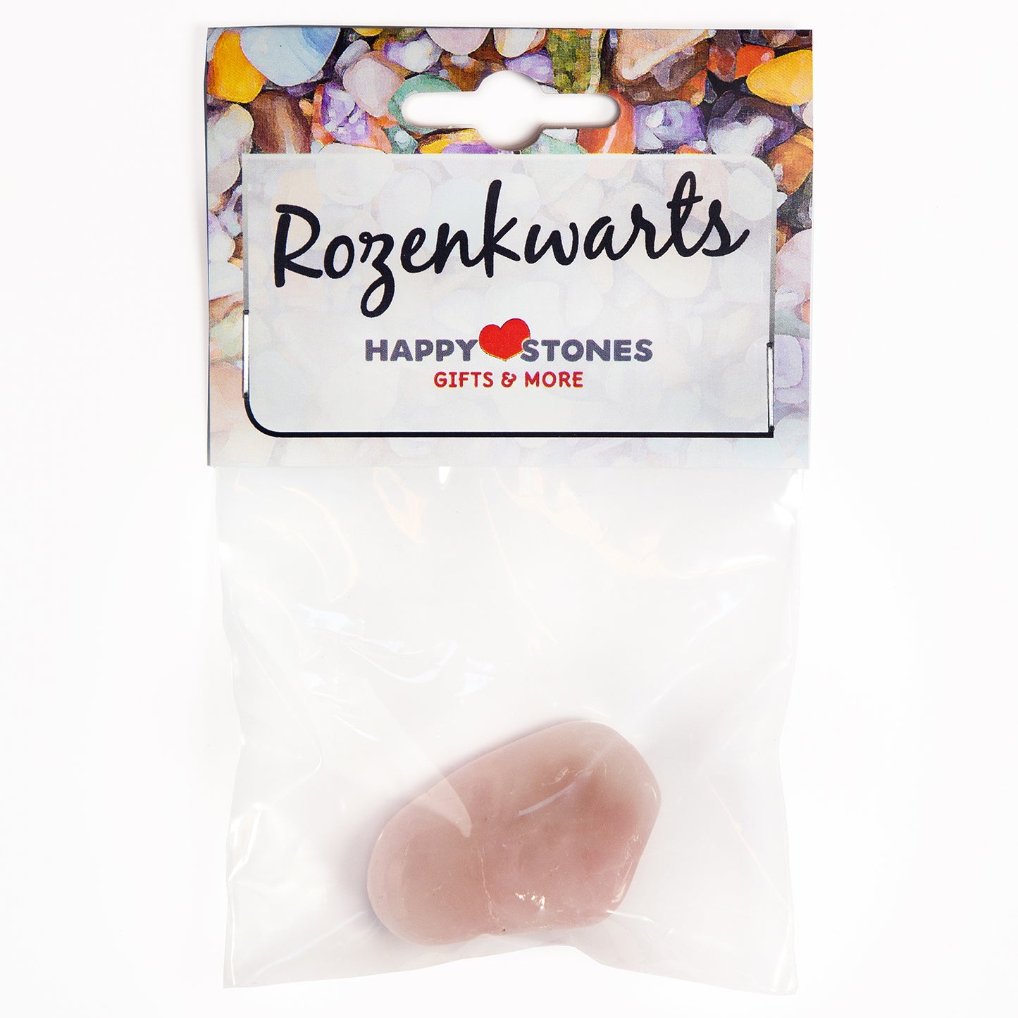 Volatile Zakje geluk - rozenkwarts 1 Stuks