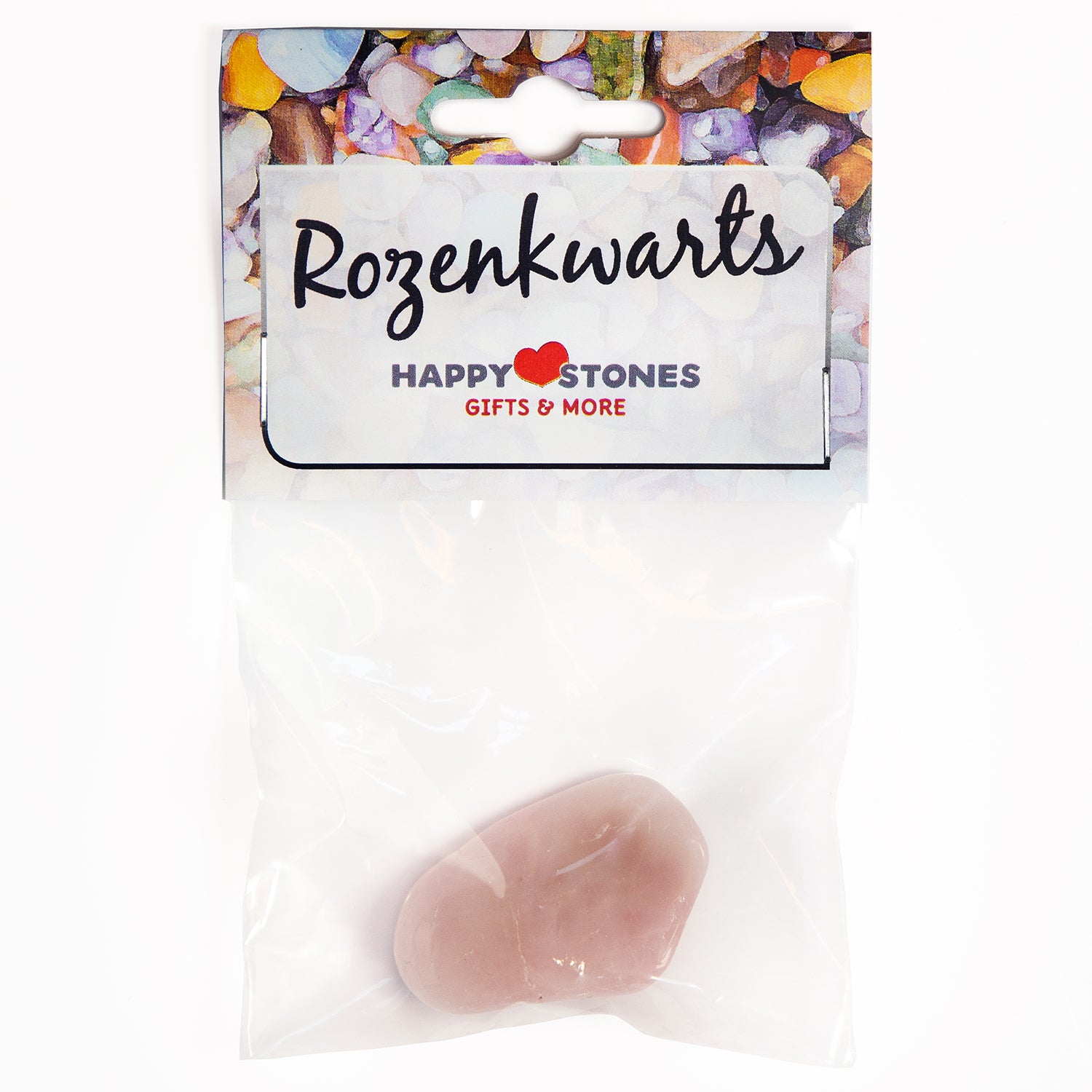 Volatile Zakje geluk - rozenkwarts 1 Stuks