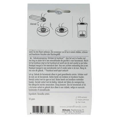 Jiri & Friends Harswierook frankincense oliban 50 Gram