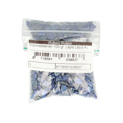 Ruben Robijn Trommelstenen lapis lazuli A maat 1 100.00 Gram