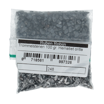 Ruben Robijn Trommelstenen hematiet ontladingmix  maat 0 100 Gram