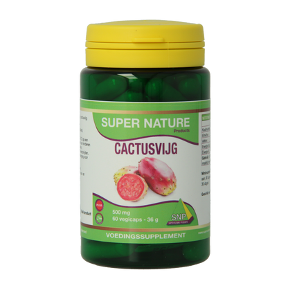 SNP Cactusvijg 500mg puur 60 Vegetarische capsules