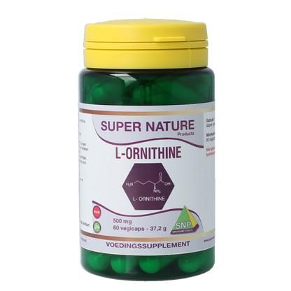 SNP L-Ornithine 500mg puur 60.00 Vegetarische capsules