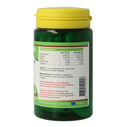 SNP Garcinia cambogia chitosan 500mg puur 60 Vegetarische capsules