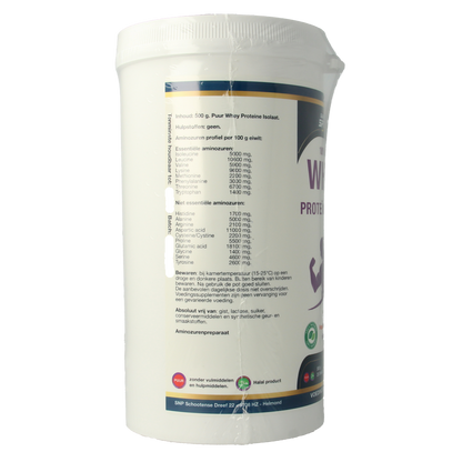 SNP Whey proteine isolate 100% natural 500.00 Gram