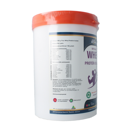 SNP Whey proteine isolate 100% natural 900.00 Gram