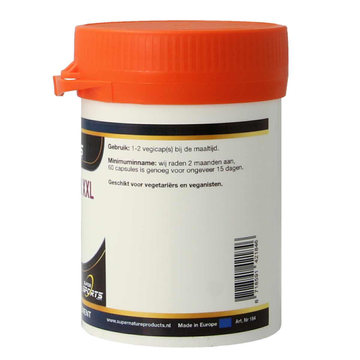 SNP Fatburner XXL 650mg puur 60.00 Vegetarische capsules