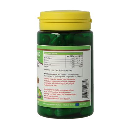 SNP Panax ginseng 500mg puur 60 Vegetarische capsules
