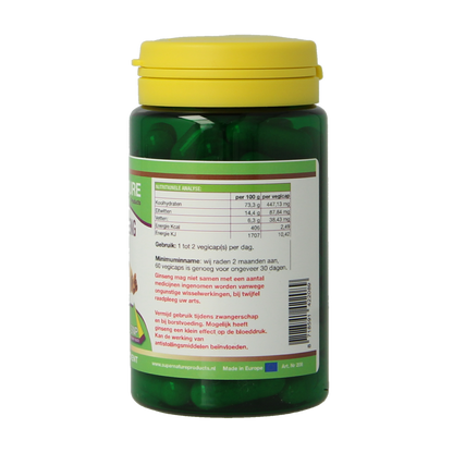 SNP Panax ginseng 500mg puur 60.00 Vegetarische capsules