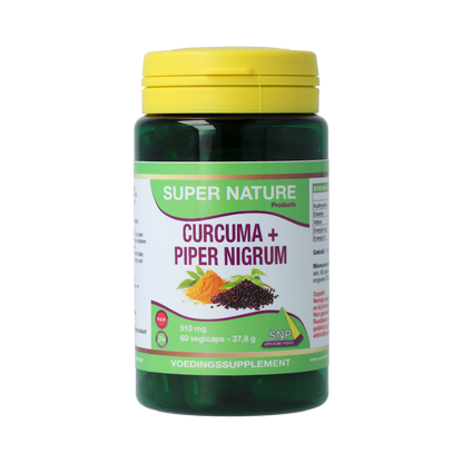 SNP Curcuma & piper nigrum 510mg puur 60.00 Capsules