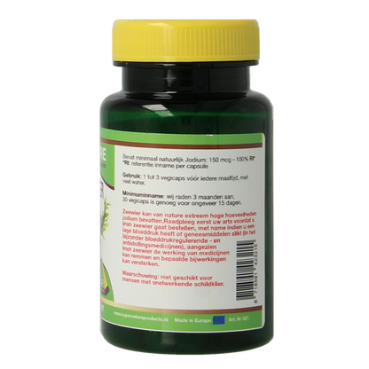 SNP Irish zeewier 600 mg puur 900mcg jodium 30.00 Vegetarische capsules