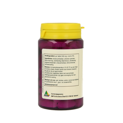 SNP L-Lysine 500mg 100 Tabletten
