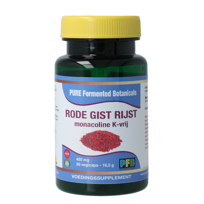 SNP Rode gist rijst monacoline K-vrij puur 30 Vegetarische capsules