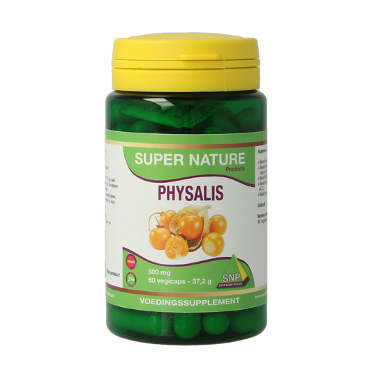 SNP Physalis 500mg puur 60.00 Vegetarische capsules