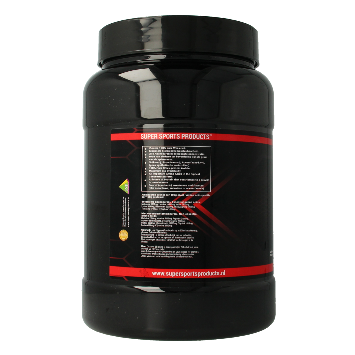 SNP Whey proteine 100% puur 1250.00 Gram