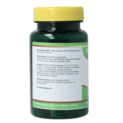 SNP Magnolia bast extract 400 mg 30.00 Vegetarische capsules